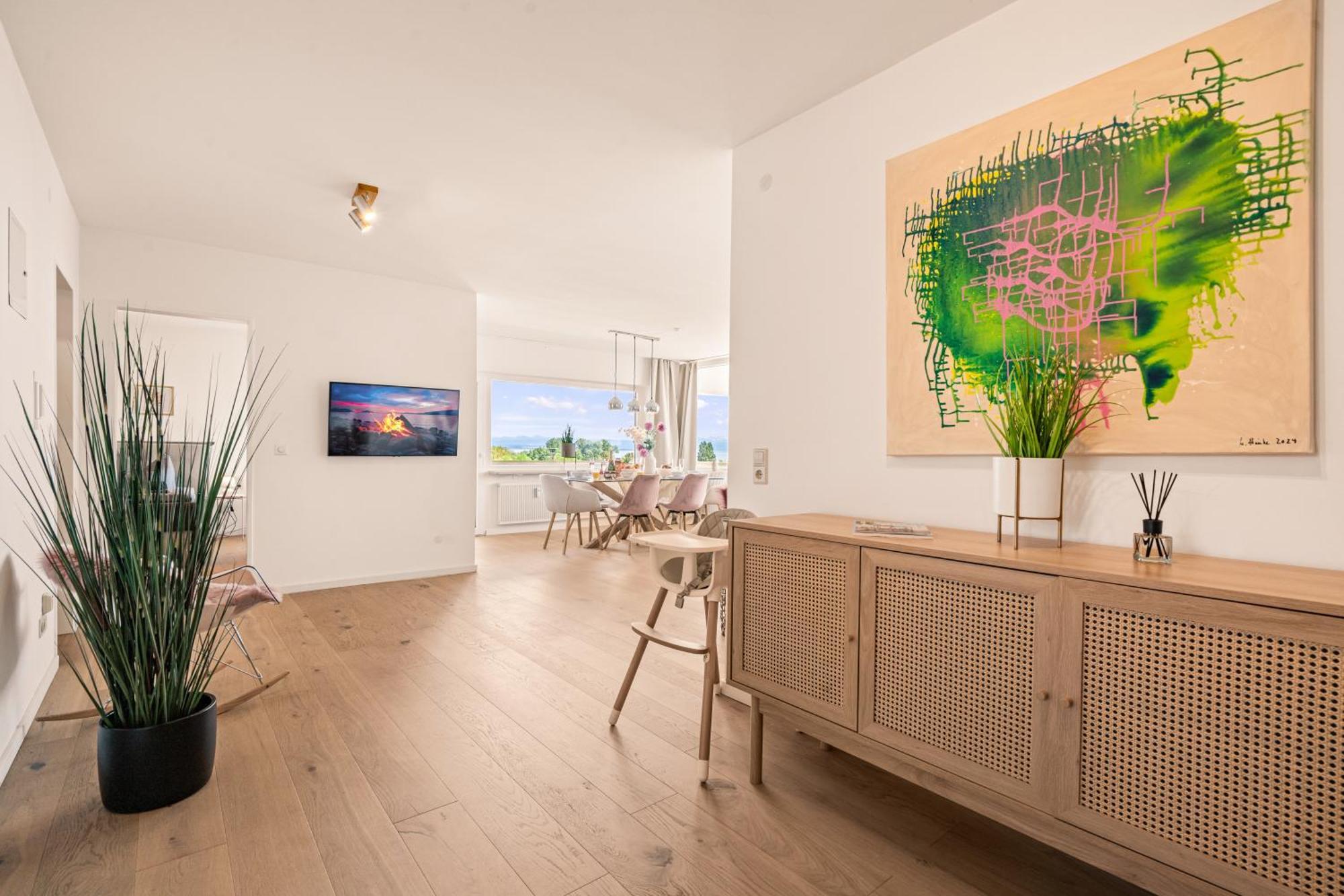 Panorama Penthouse Mit Atemberaubenden See- Und Bergblick Immenstaad am Bodensee Eksteriør bilde